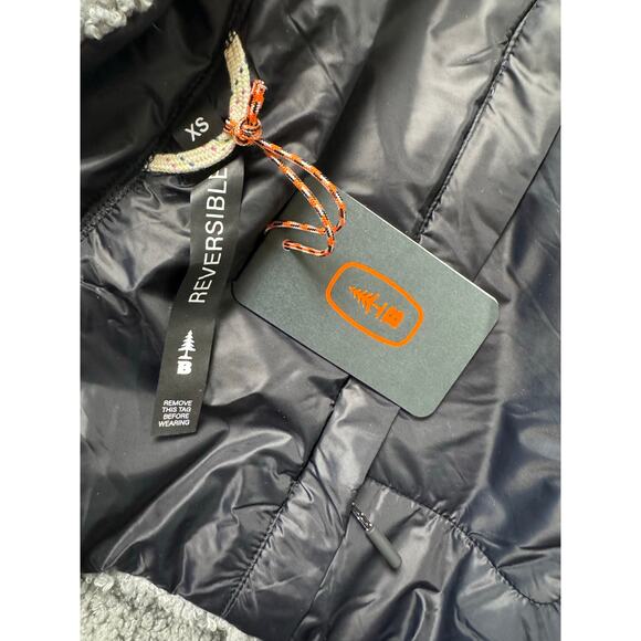 BASS OUTDOOR Women's Reversible Zip-Front Vest BLACK/GRAY NWT SIZE XS - Picture 10 of 13